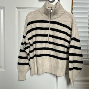 Everlane Half Zip Sweater